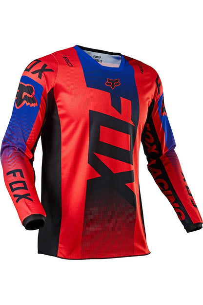 Polera Moto 180 Oktiv Rojo Fluor Fox polera moto fox motocross