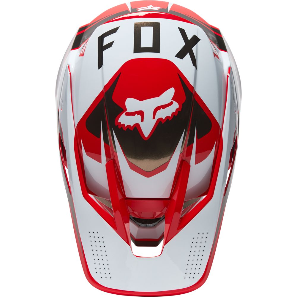 Casco Moto V3 RS MIRER ECE Rojo/Blanco Fox | Casco Moto Fox casco fox racing motocross mtb