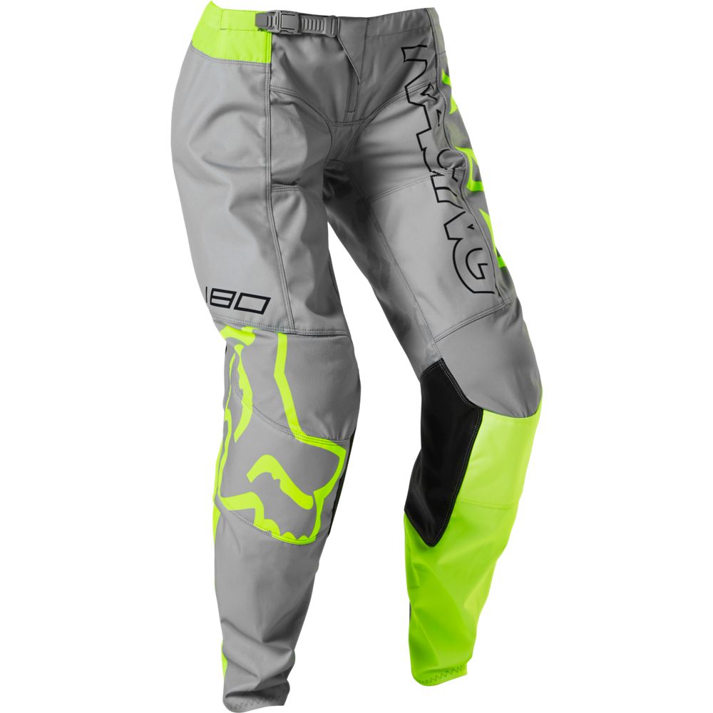 Pantalon Fox Moto Mujer 180 Skew para Moto Gris