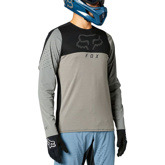 Polera Bicicleta Flexair Delta Gris Fox polera bicicleta fox mtb
