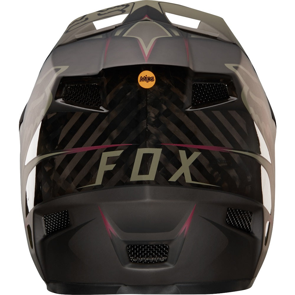 Casco Bicicleta Rampage Pro Carbon Kustom Negro Fox | Casco MTB Fox casco fox racing motocross mtb