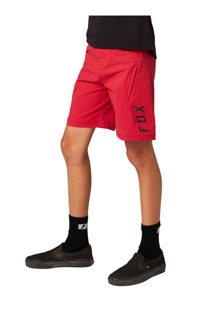 Short Bicicleta Niño Ranger Rojo Fox - imagen 3