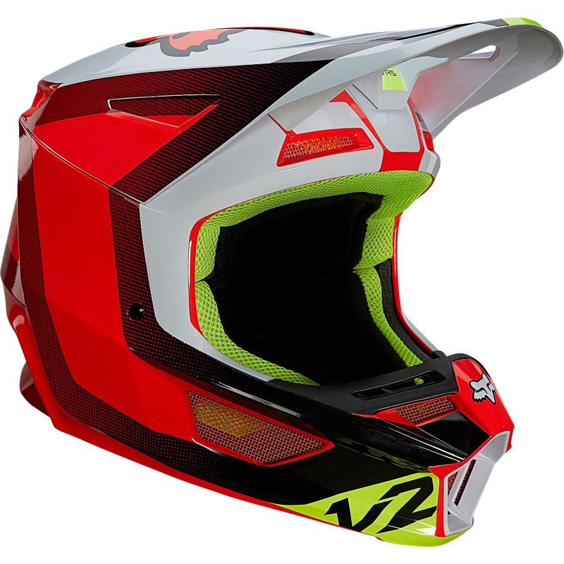 Casco Moto V2 Voke Multicolor Fluor Fox | Casco Moto Fox casco fox racing motocross mtb