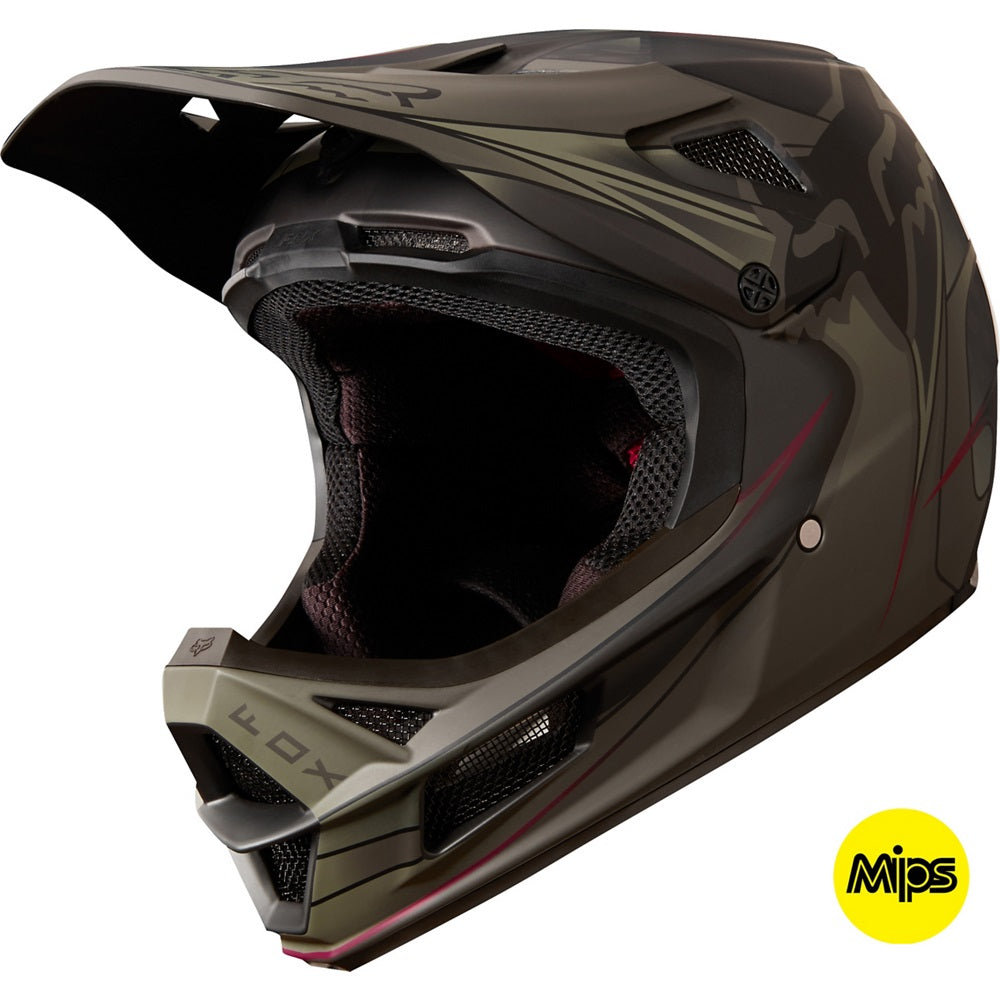 Casco Bicicleta Rampage Pro Carbon Kustom Negro Fox | Casco MTB Fox casco fox racing motocross mtb