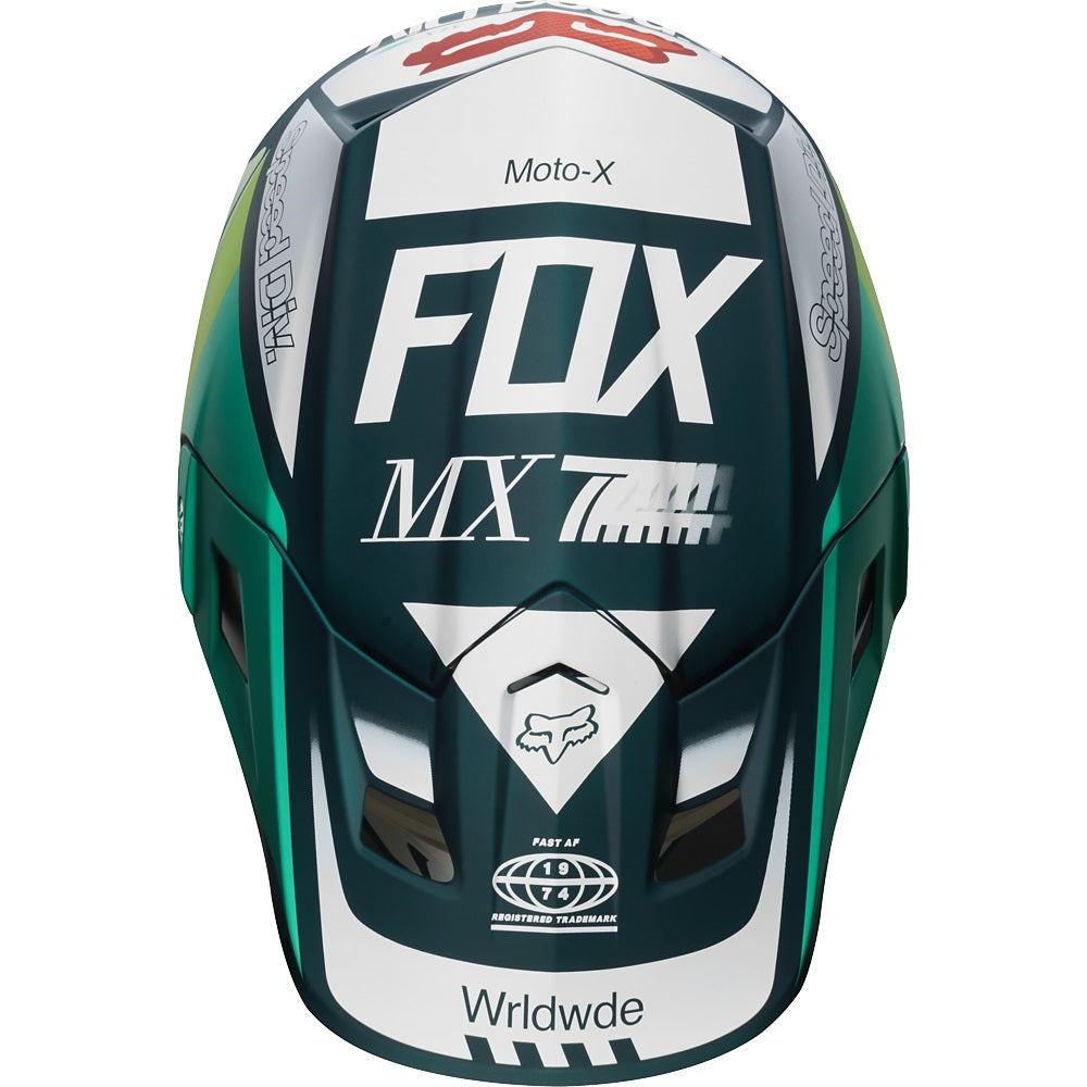 Casco Moto V2 Murc Verde Fox | Casco Moto Fox casco fox racing motocross mtb