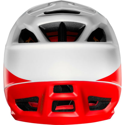 Casco Bicicleta Proframe Pistol Blanco Negro Rojo Fox | Casco MTB Fox casco fox racing motocross mtb