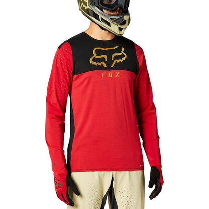 Polera Bicicleta Flexair Delta Rojo Fox polera bicicleta fox mtb