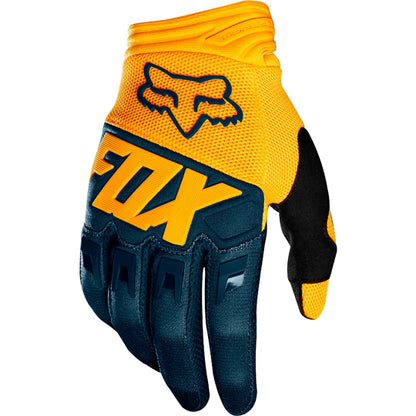 Guantes Moto Dirtpaw Azul Amarillo Fox