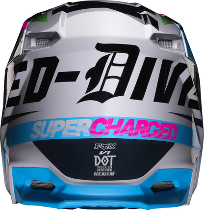 Casco Moto V1 Czar Gris Fox | Casco Moto Fox casco fox racing motocross mtb