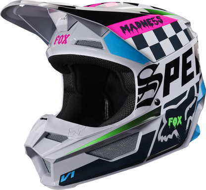 Casco Moto Niño V1 Czar Gris Fox | Casco Moto Fox casco fox racing motocross mtb