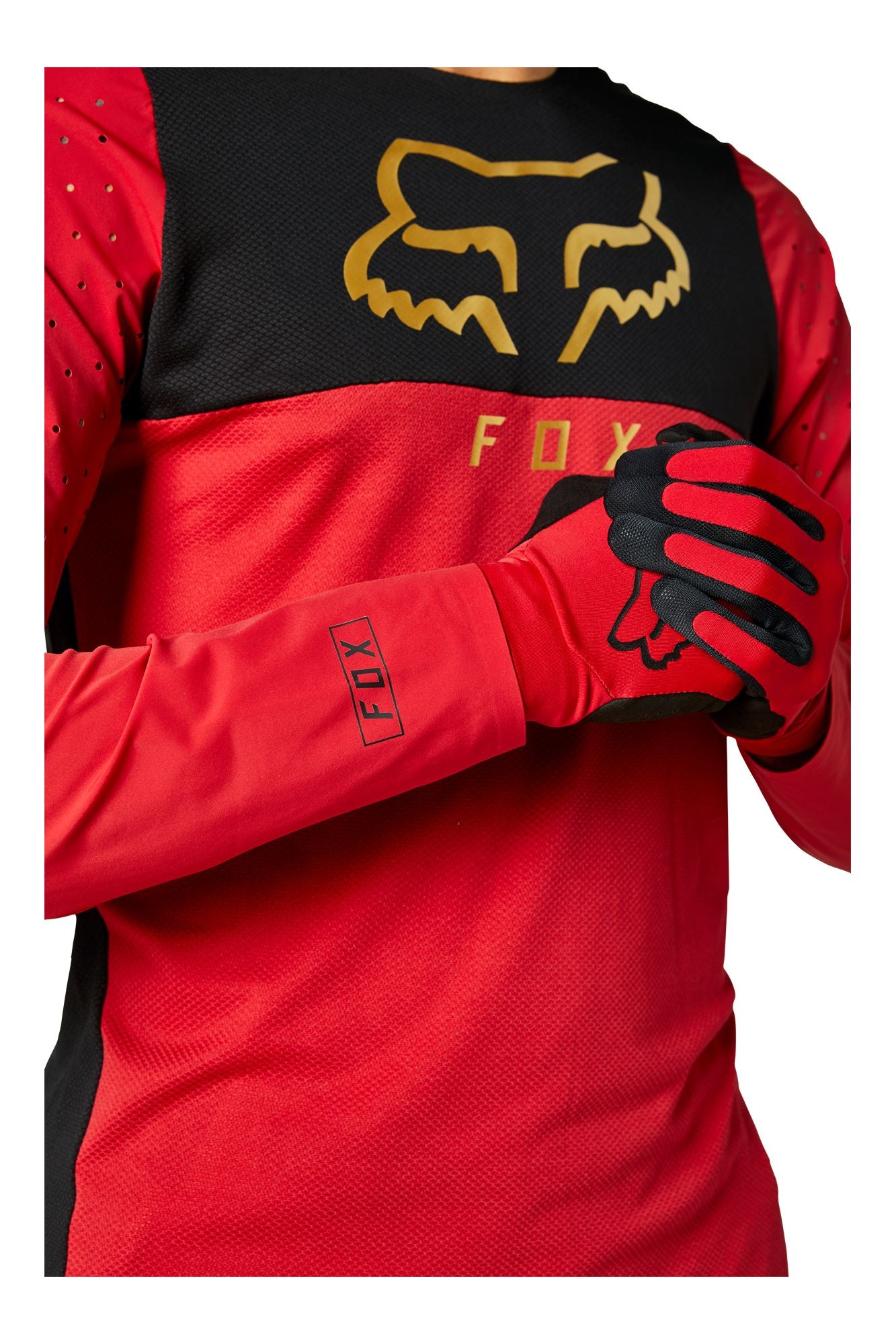 Polera Bicicleta Flexair Delta Rojo Fox polera bicicleta fox mtb