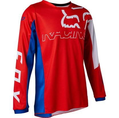 Polera Moto Niño 180 Skew Rojo Fox polera moto fox motocross