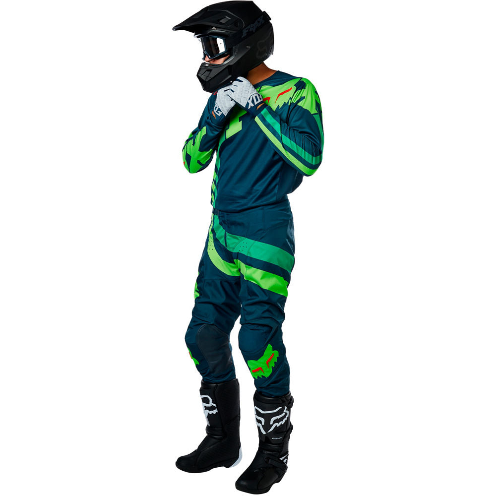 Polera Moto 180 Cota Azul Fox polera moto fox motocross