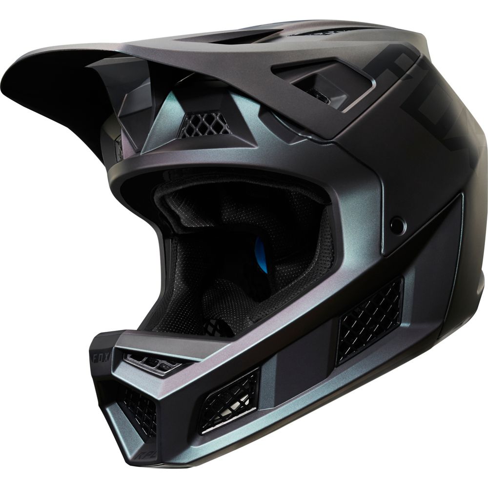 Casco Bicicleta Rampage Pro Carbon Iridium Fox | Casco MTB Fox casco fox racing motocross mtb