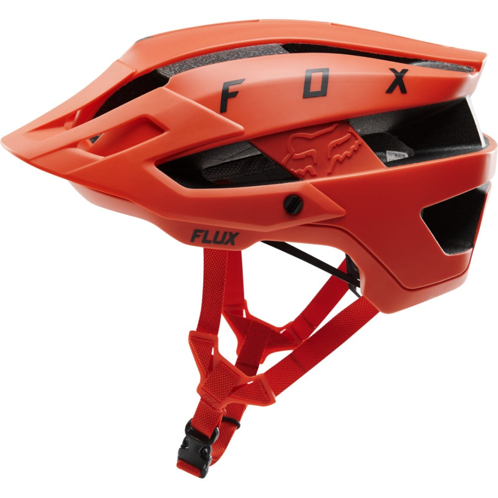 Casco Bicicleta Flux Solid Naranjo Fox | Casco MTB Fox casco fox racing motocross mtb