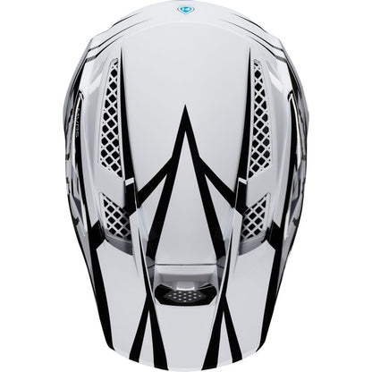 Casco Bicicleta Rampage Pro Carbon Blanco Beast Fox | Casco MTB Fox casco fox racing motocross mtb
