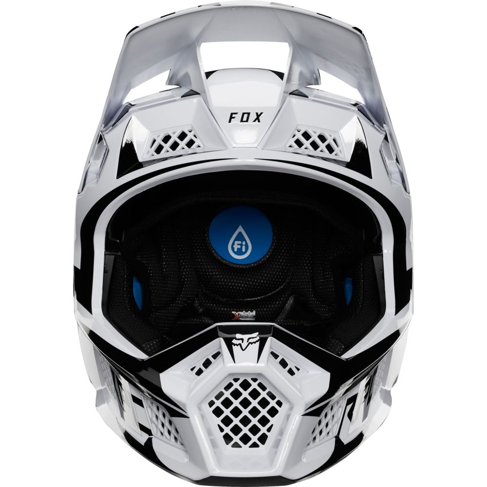 Casco Bicicleta Rampage Pro Carbon Blanco Beast Fox | Casco MTB Fox casco fox racing motocross mtb