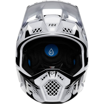 Casco Bicicleta Rampage Pro Carbon Blanco Beast Fox | Casco MTB Fox casco fox racing motocross mtb