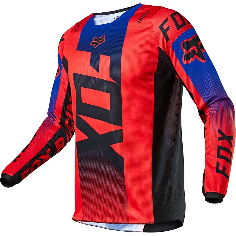 Polera Moto 180 Oktiv Rojo Fluor Fox polera moto fox motocross