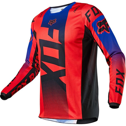 Polera Moto 180 Oktiv Rojo Fluor Fox polera moto fox motocross