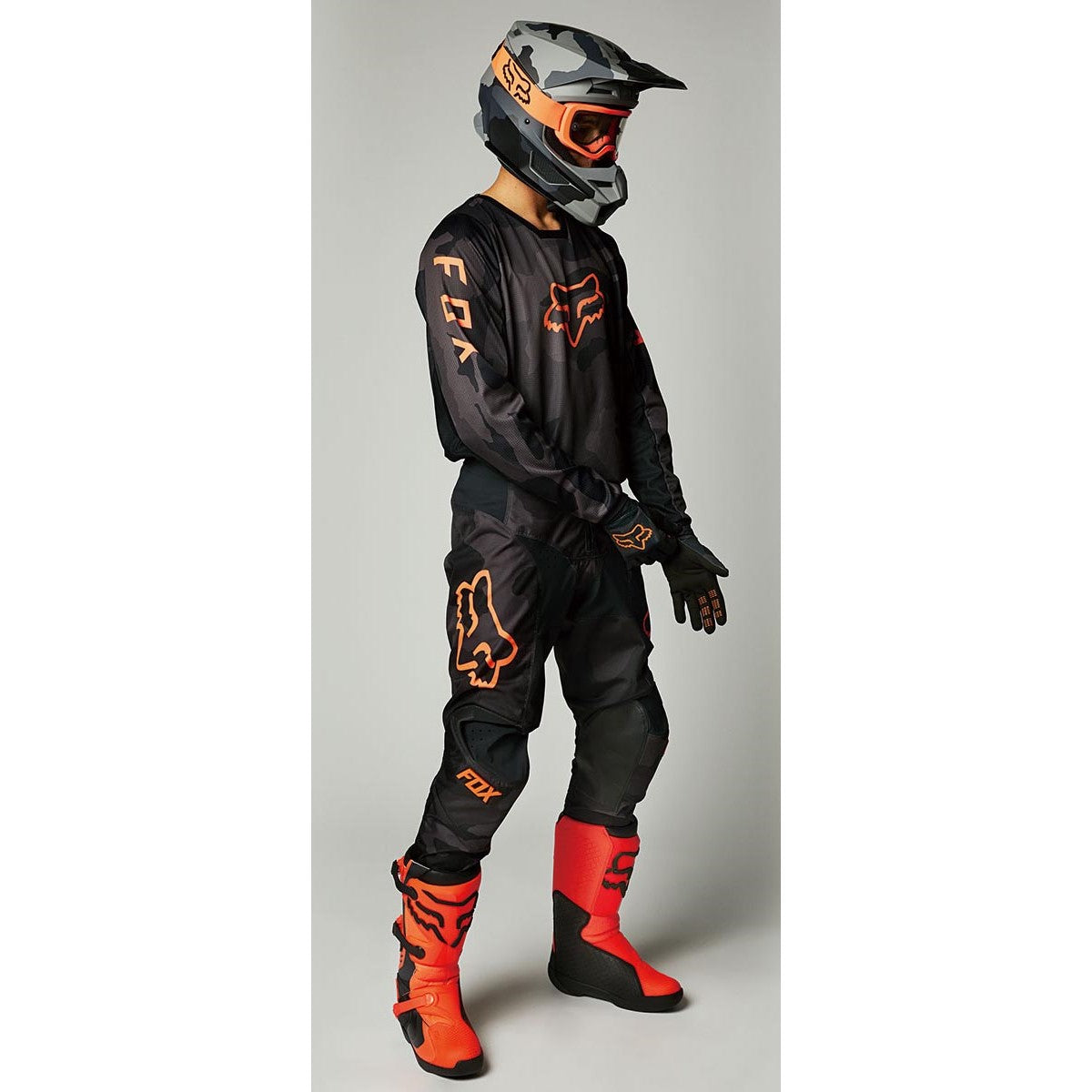 Polera Moto 180 Trev Negro Camo Fox polera moto fox motocross