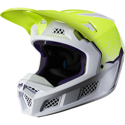 Casco Moto V3 Honr Le Amarillo Fluor Fox | Casco Moto Fox casco fox racing motocross mtb