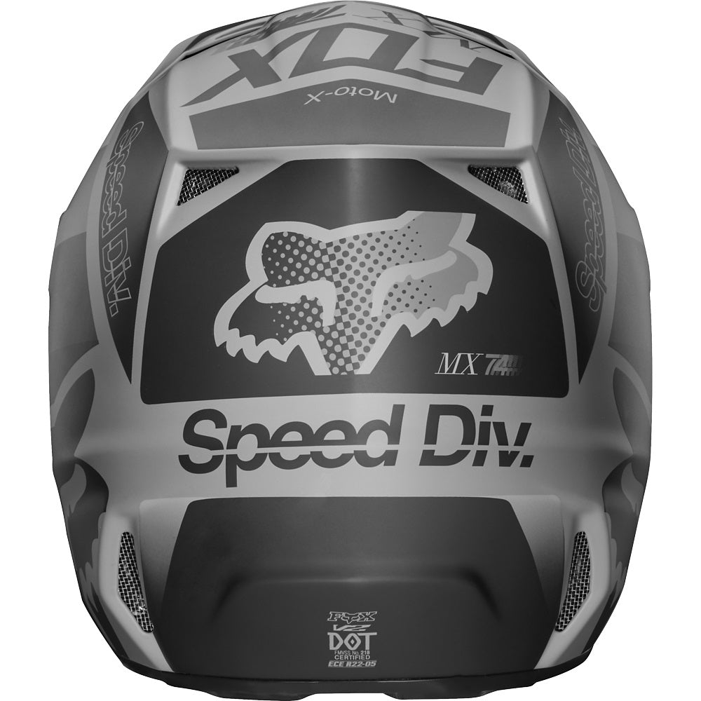 Casco Moto V2 Murc Negro Fox | Casco Moto Fox casco fox racing motocross mtb