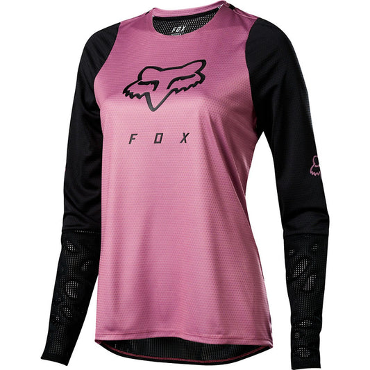 Polera Bicicleta Mujer Defend Morado Fox polera bicicleta fox mtb