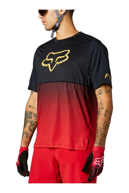 Polera Bicicleta Flexair Rojo Fox polera bicicleta fox mtb