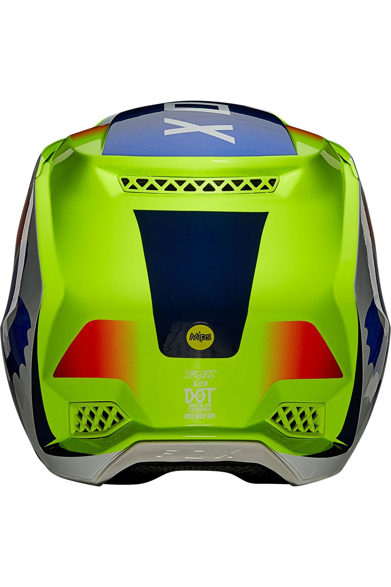 Casco Moto V3 Rs Wired Amarillo Fluor Fox | Casco Moto Fox casco fox racing motocross mtb
