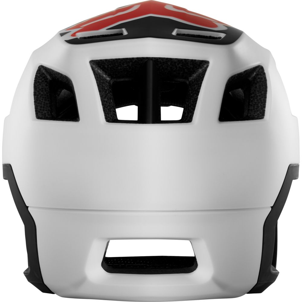 Casco Bicicleta Dropframe Blanco Negro Fox | Casco MTB Fox casco fox racing motocross mtb