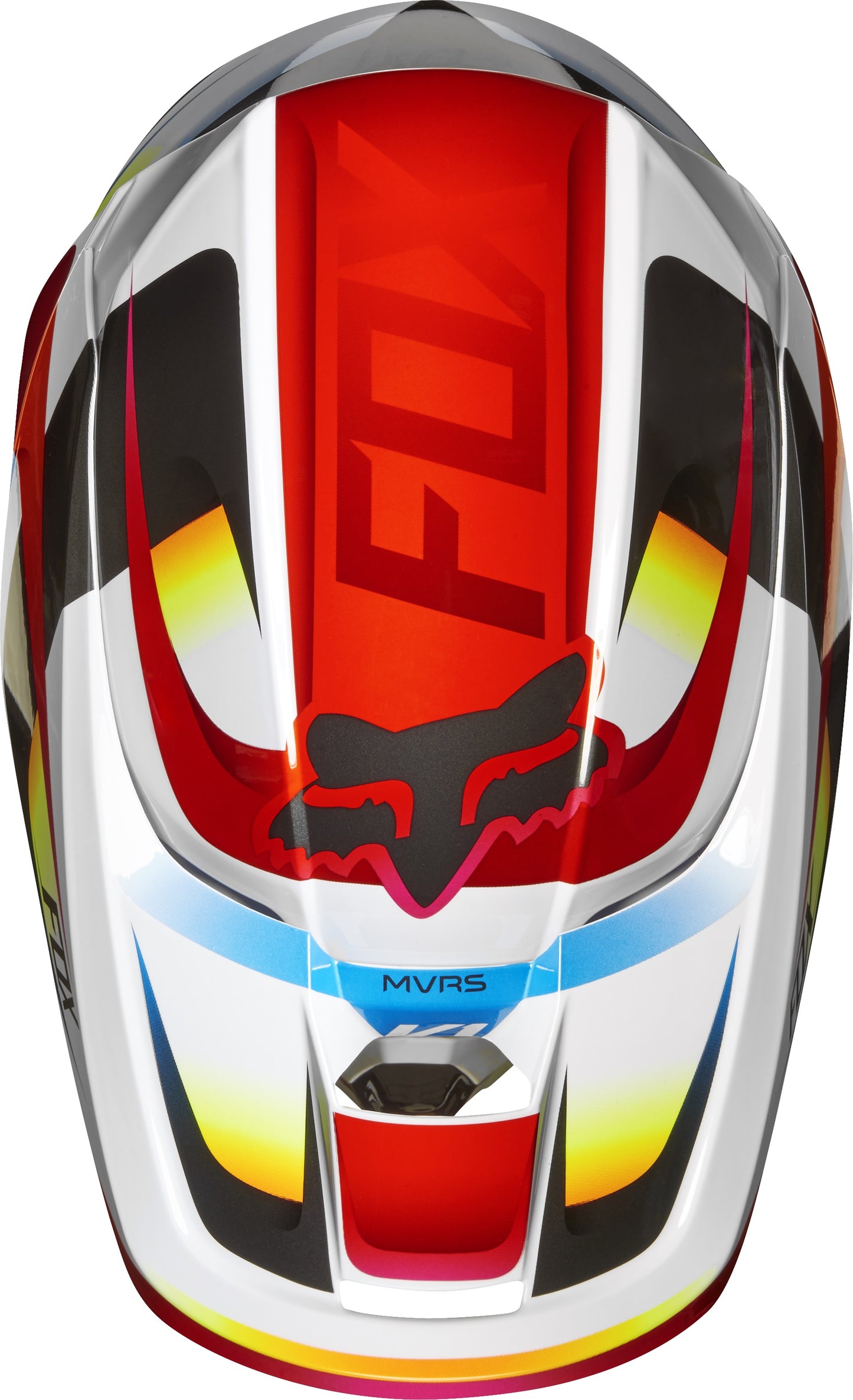 Casco Moto Niño V1 Motif Rojo Blanco Fox | Casco Moto Fox casco fox racing motocross mtb
