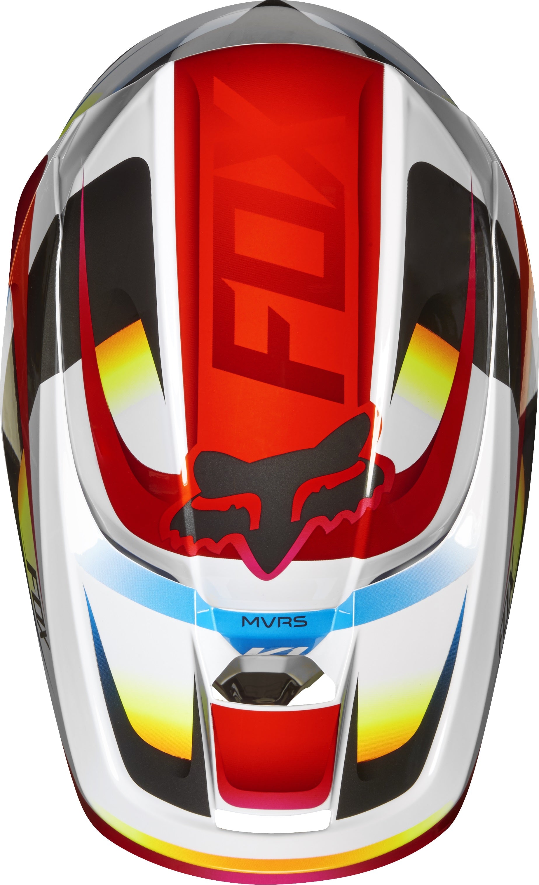 Casco Moto Niño V1 Motif Rojo Blanco Fox | Casco Moto Fox casco fox racing motocross mtb