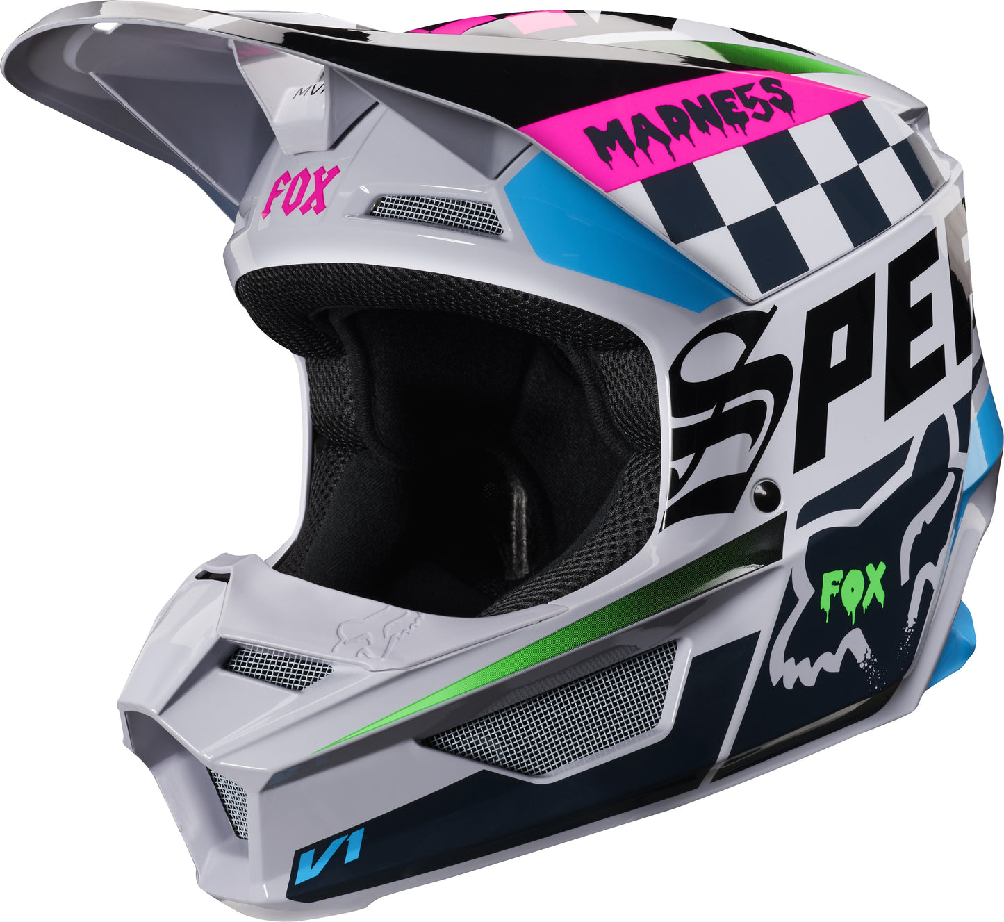 Casco Moto V1 Czar Gris Fox | Casco Moto Fox casco fox racing motocross mtb