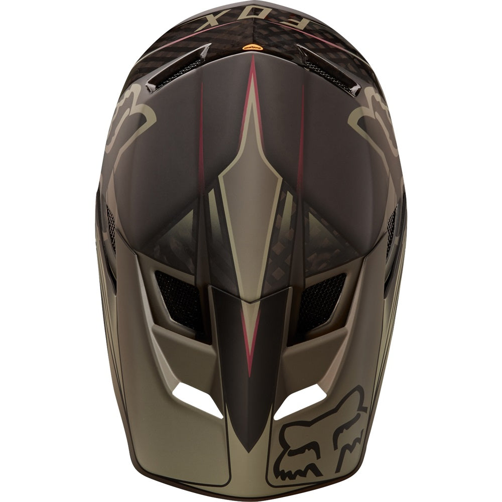 Casco Bicicleta Rampage Pro Carbon Kustom Negro Fox | Casco MTB Fox casco fox racing motocross mtb
