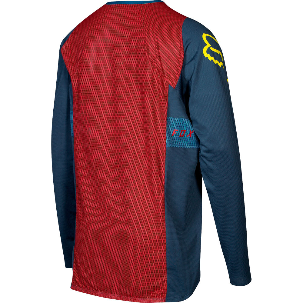 Polera Bicicleta Flexair Azul Fox polera bicicleta fox mtb