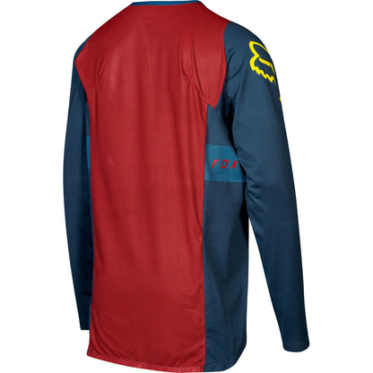 Polera Bicicleta Flexair Azul Fox polera bicicleta fox mtb
