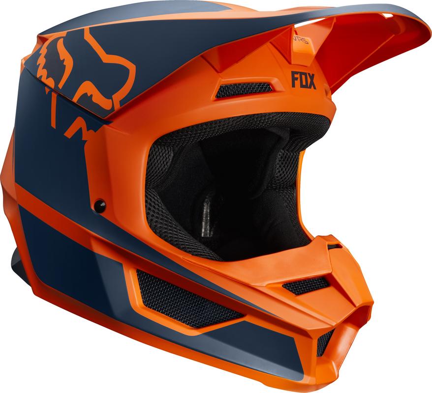 Casco Moto Niño V1 Przm Naranjo Fox | Casco Moto Fox casco fox racing motocross mtb