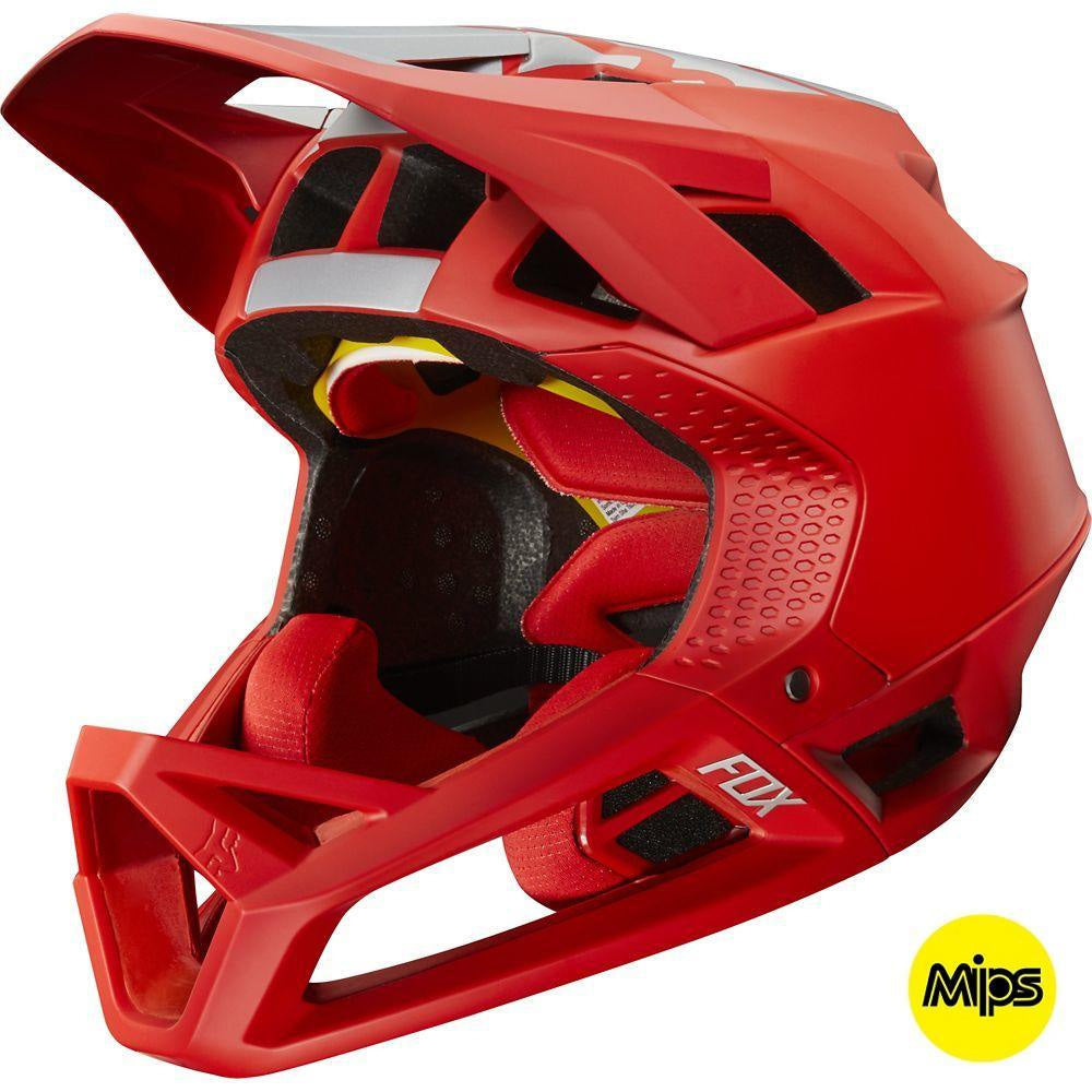 Casco Bicicleta Proframe Wide Open Rojo Fox | Casco MTB Fox casco fox racing motocross mtb