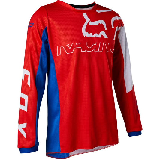 Polera Moto Niño 180 Skew Rojo Fox polera moto fox motocross