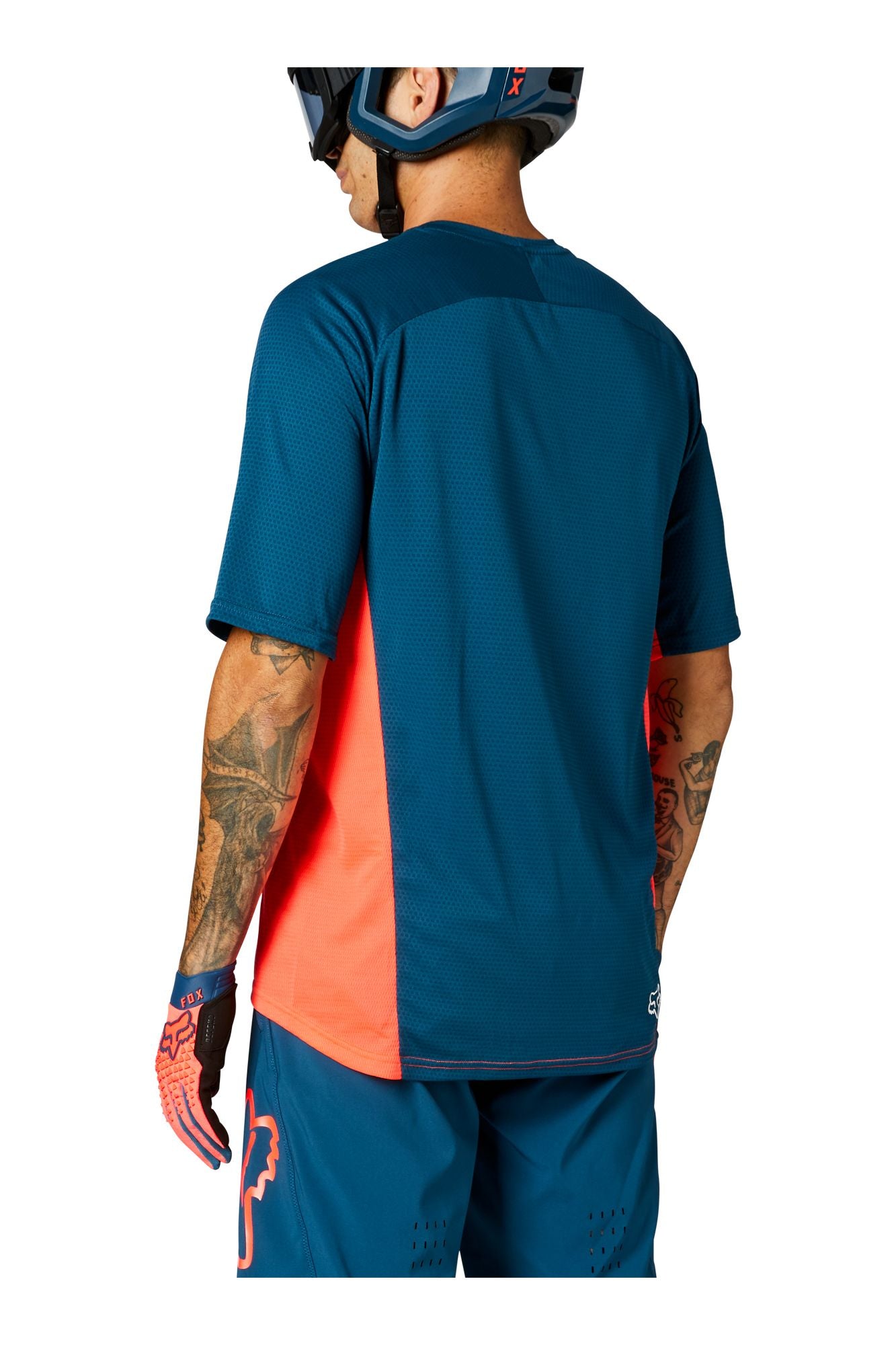 Polera Bicicleta Defend Naranja Fox polera bicicleta fox mtb