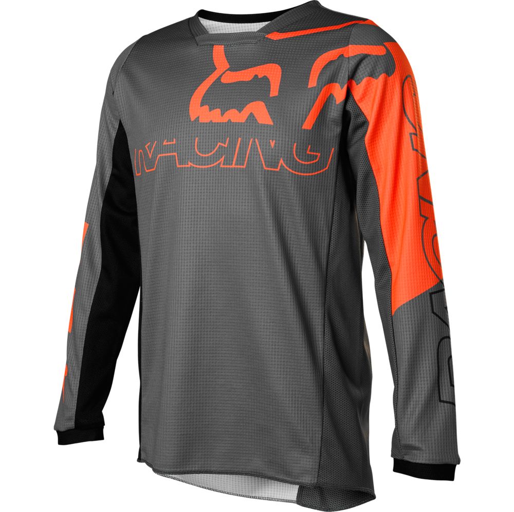Polera Moto Niño 180 Skew Negro Fox polera moto fox motocross