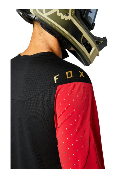 Polera Bicicleta Flexair Delta Rojo Fox polera bicicleta fox mtb
