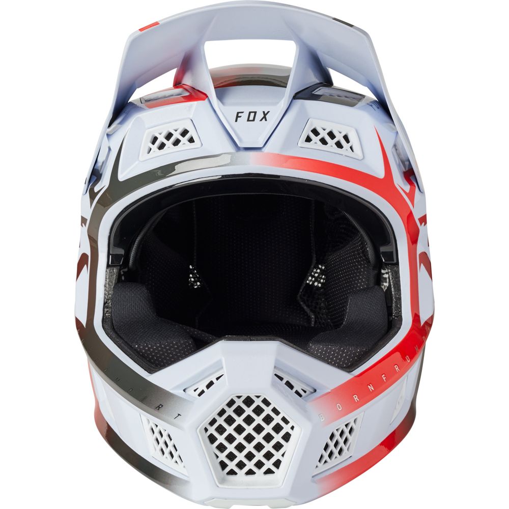 Casco Bicicleta Rampage Pro Carbon Mips Blanco Fox | Casco MTB Fox casco fox racing motocross mtb