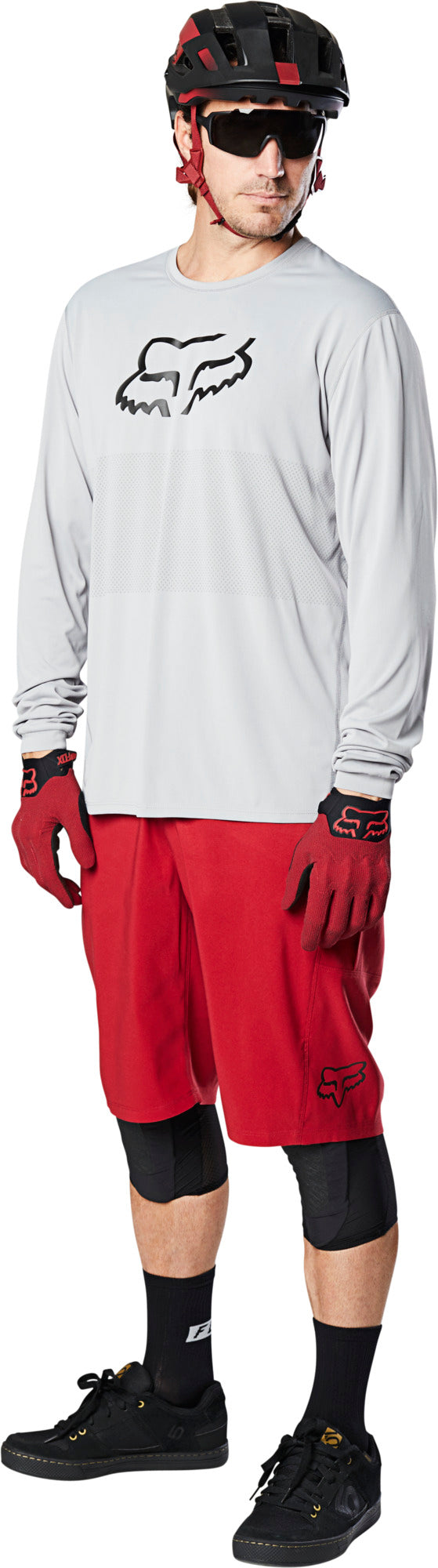 Short Bicicleta Ranger Cargo Rojo Fox - imagen 2