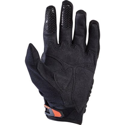 Guantes Moto Bomber Glove Negro Naranjo Fox - imagen 2