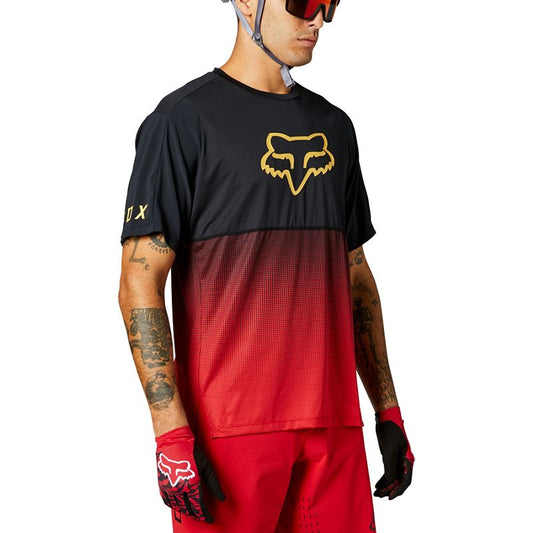 Polera Bicicleta Flexair Rojo Fox polera bicicleta fox mtb