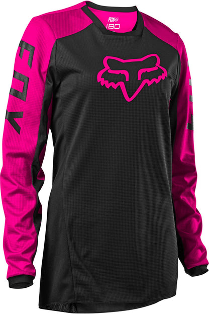 Polera Moto Mujer 180 DJET Negro Fox polera moto fox motocross