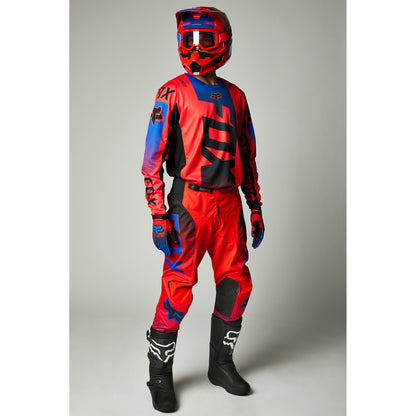 Polera Moto 180 Oktiv Rojo Fluor Fox polera moto fox motocross