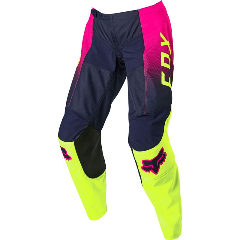 Pantalon Fox Moto Niña 180 Voke Amarillo para Moto Fluor